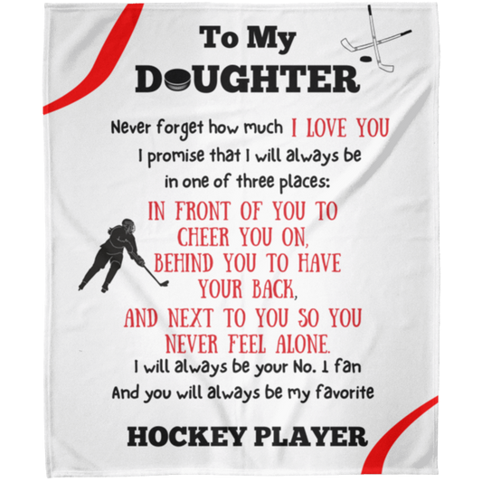 Daughter Hockey Blanket