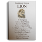 Guidance from a Lion Canvas