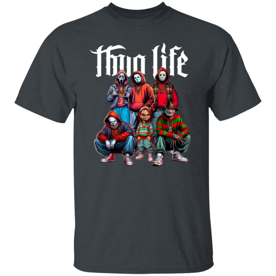 Thug Life Horror Fan Unisex T-Shirt/ Sweatshirt and Hoodie