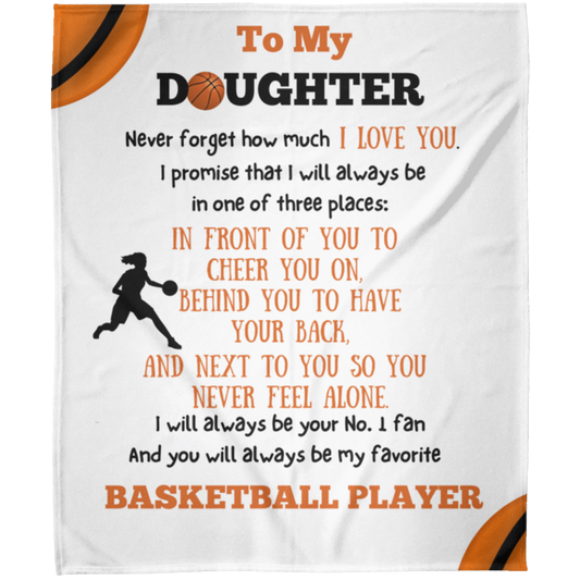 Daughter Basketball Blanket