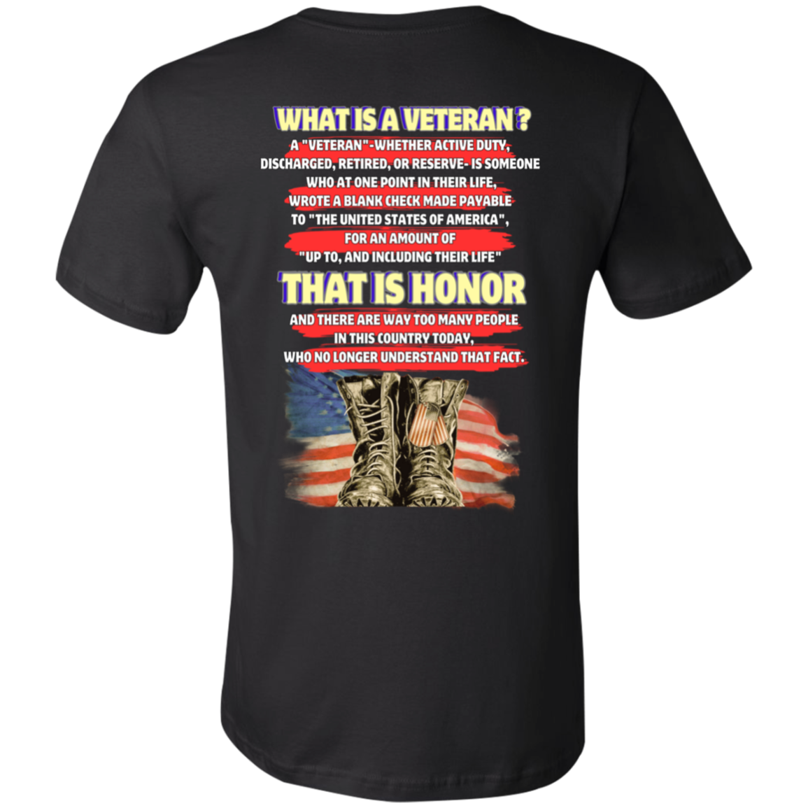 What is a Veteran?  Short-Sleeve T-Shirt