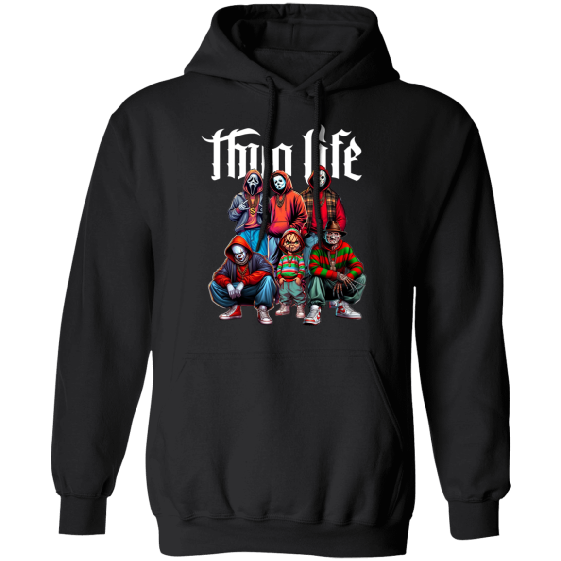 Thug Life Horror Fan Unisex T-Shirt/ Sweatshirt and Hoodie