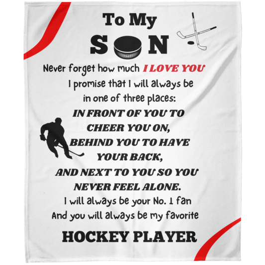 Son Hockey Blanket