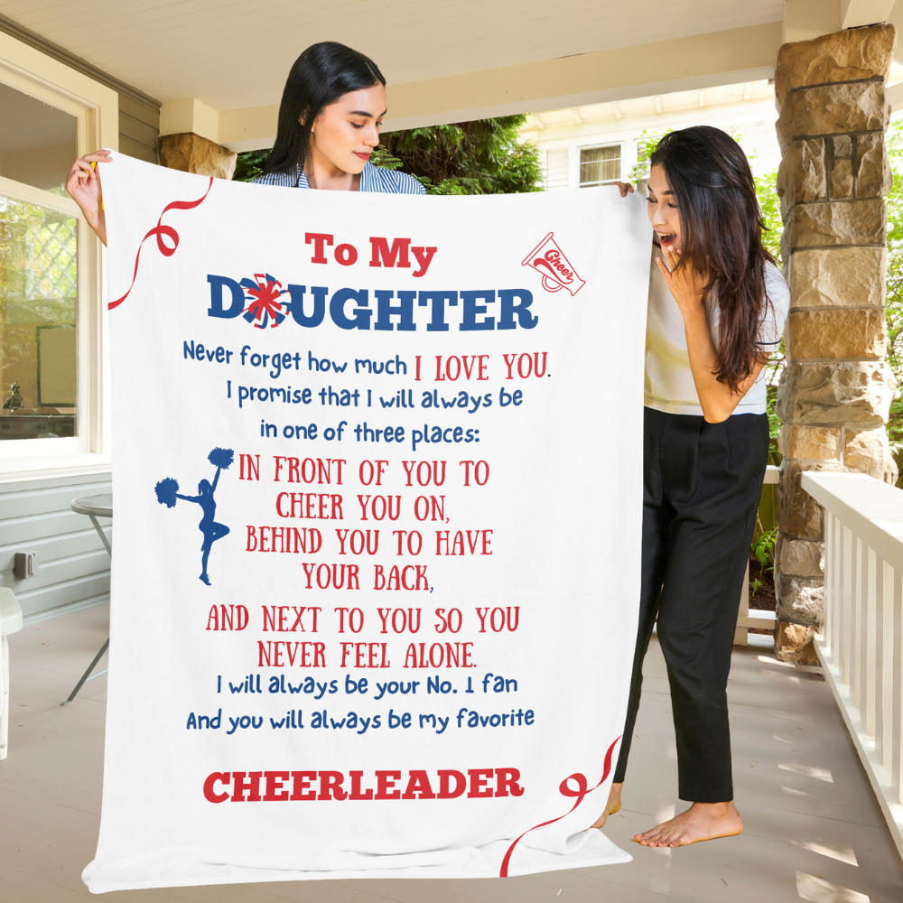 Daughter Cheerleader Blanket