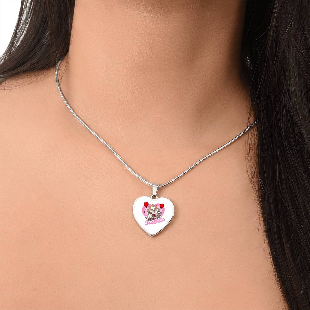 Penny Wise / IT / Graphic Heart Necklace