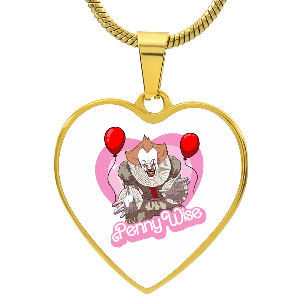 Penny Wise / IT / Graphic Heart Necklace