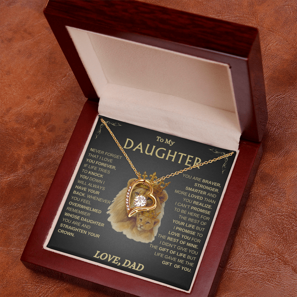 To My Daughter/ Always Have Your Back / Forever Love Necklace