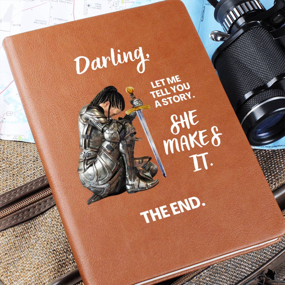 Darling "She Makes It" Leather Journal