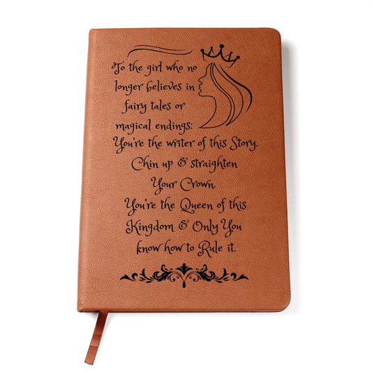 Straighten Your Crown / Leather Journal