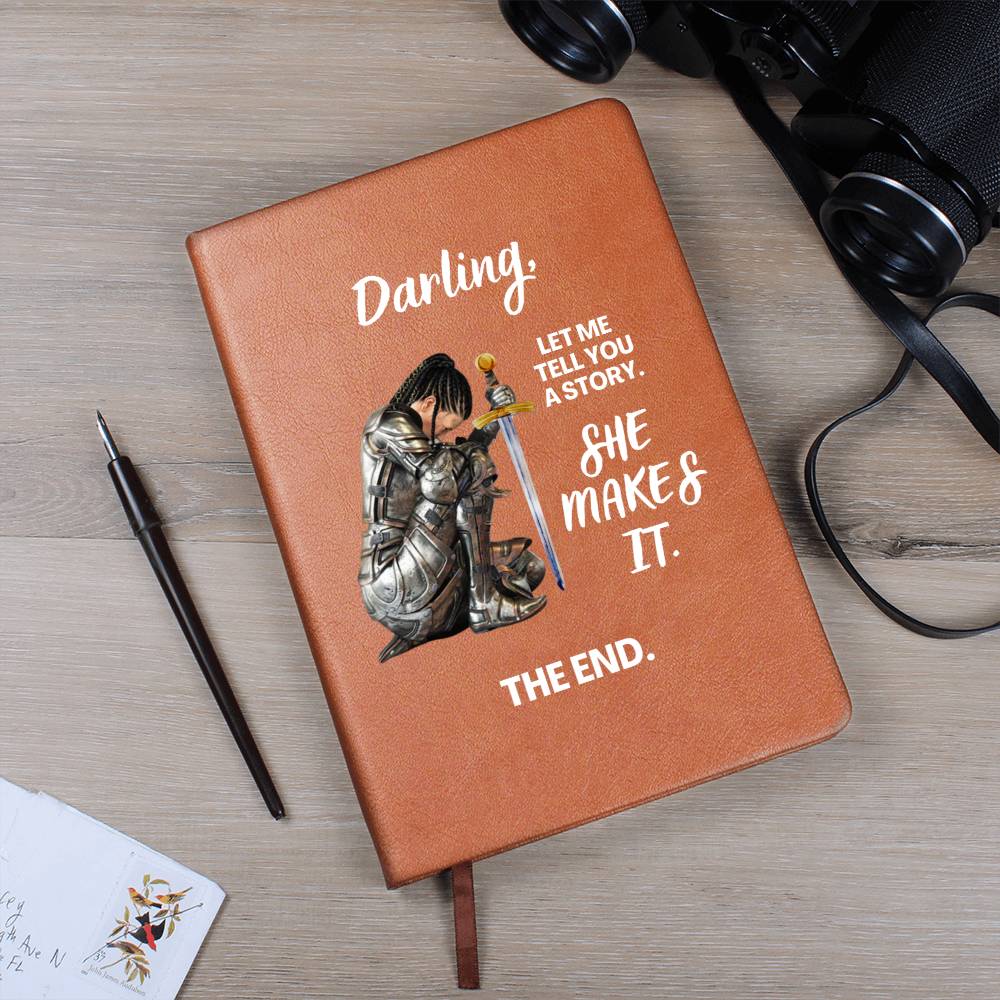 Darling "She Makes It" Leather Journal