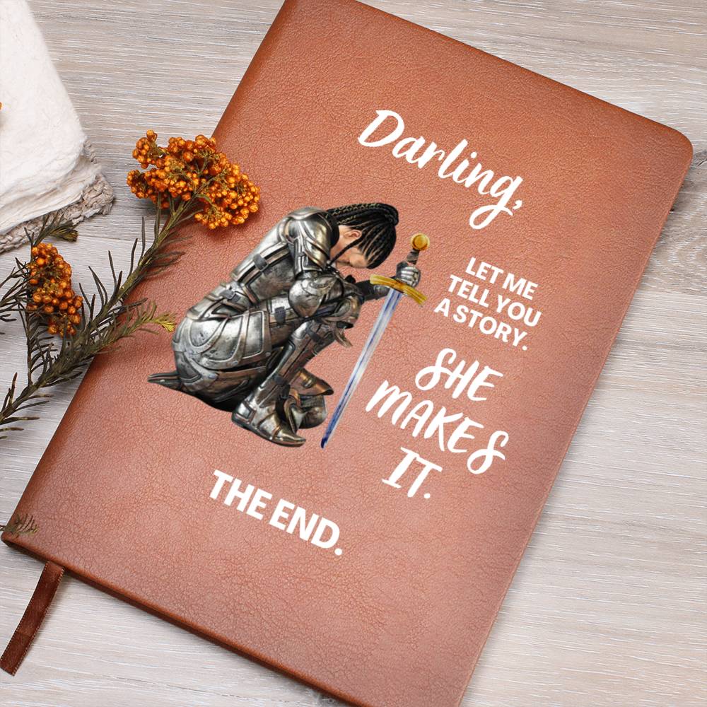 Darling "She Makes It" Leather Journal