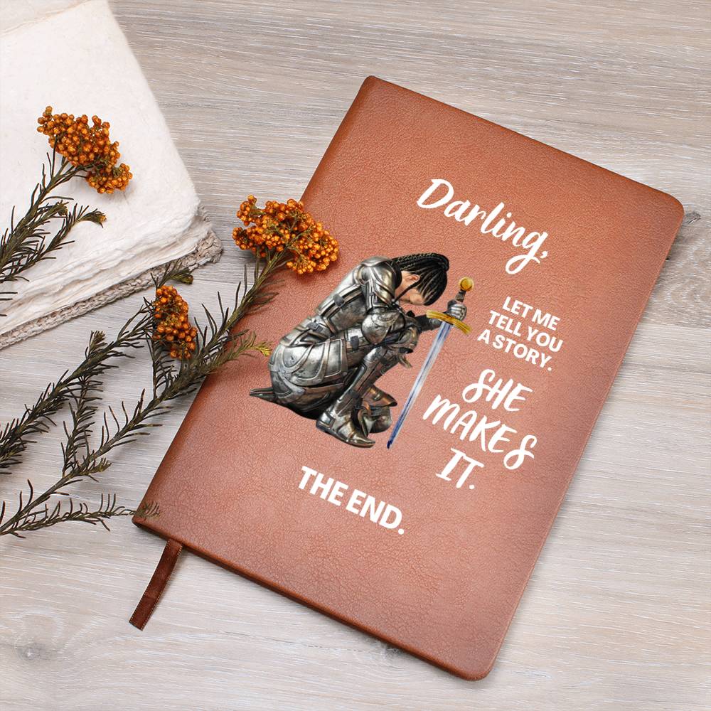 Darling "She Makes It" Leather Journal