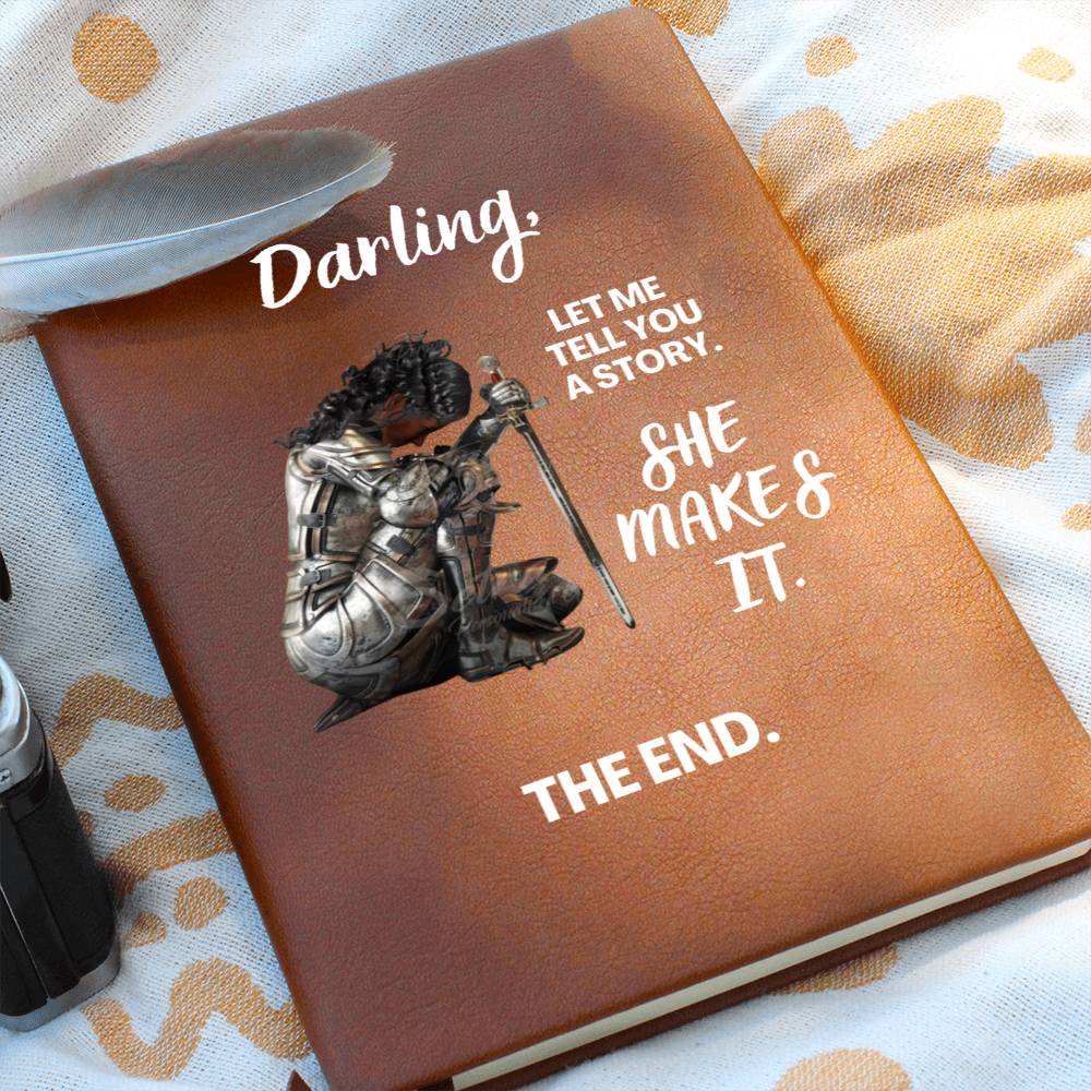 Darling "She Makes It" Leather Journal