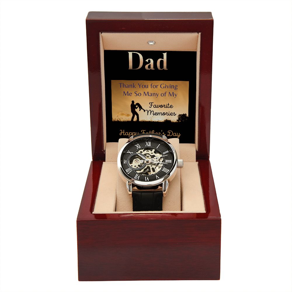 Happy Father's Day / Openwork Watch