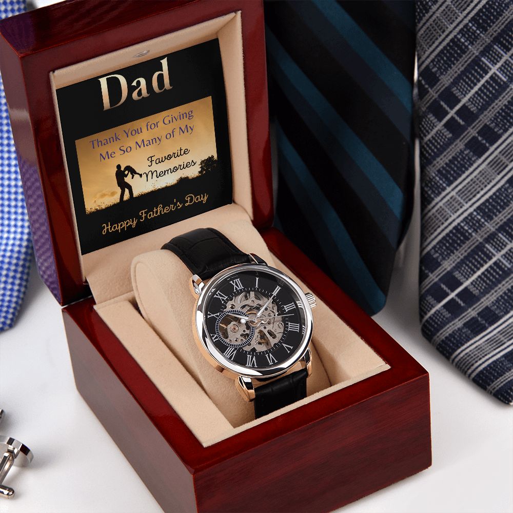 Happy Father's Day / Openwork Watch