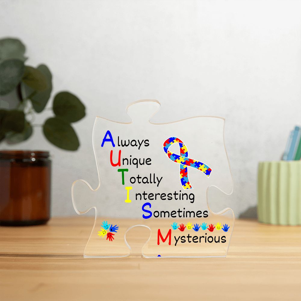 Autism Puzzle Plaque