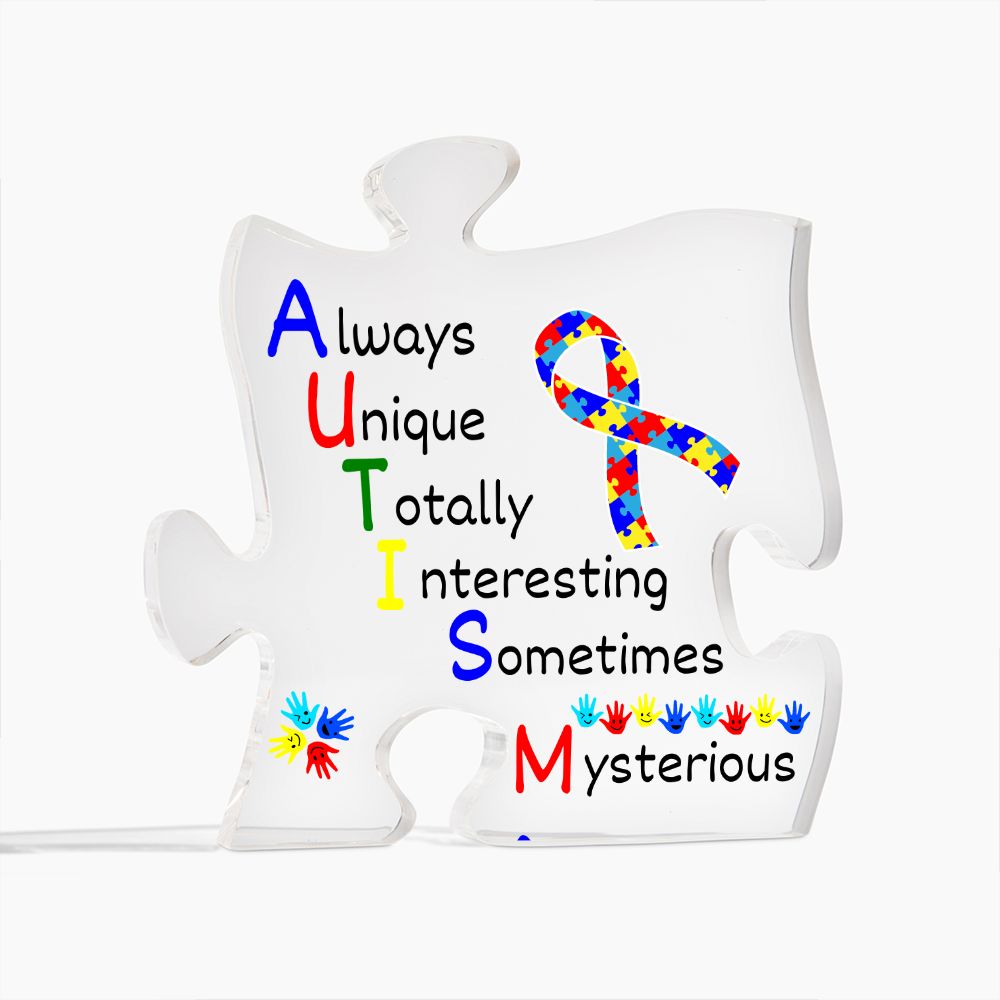 Autism Puzzle Plaque