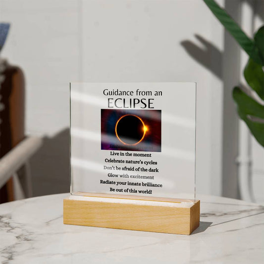 Guidance from an Eclipse / Square Plaque with LED light upgrade