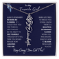 To My Favorite Girl / Beautiful Determined Flower / Birth Flower Name Necklace