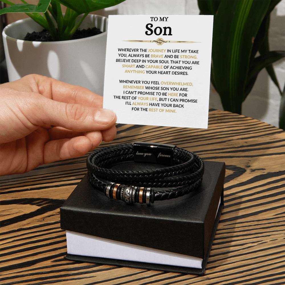 To My Son /  Love You Forever Bracelet