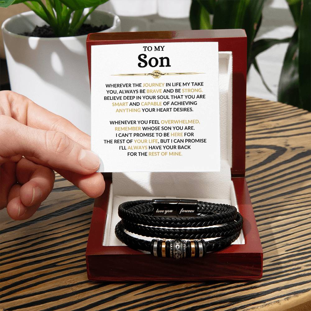 To My Son /  Love You Forever Bracelet