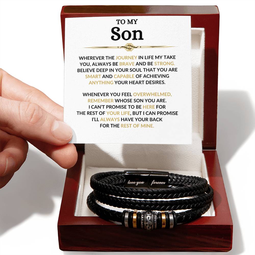 To My Son /  Love You Forever Bracelet