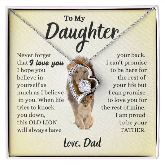 To My Daughter / This Old Lion / Love, Dad / Forever Love Necklace