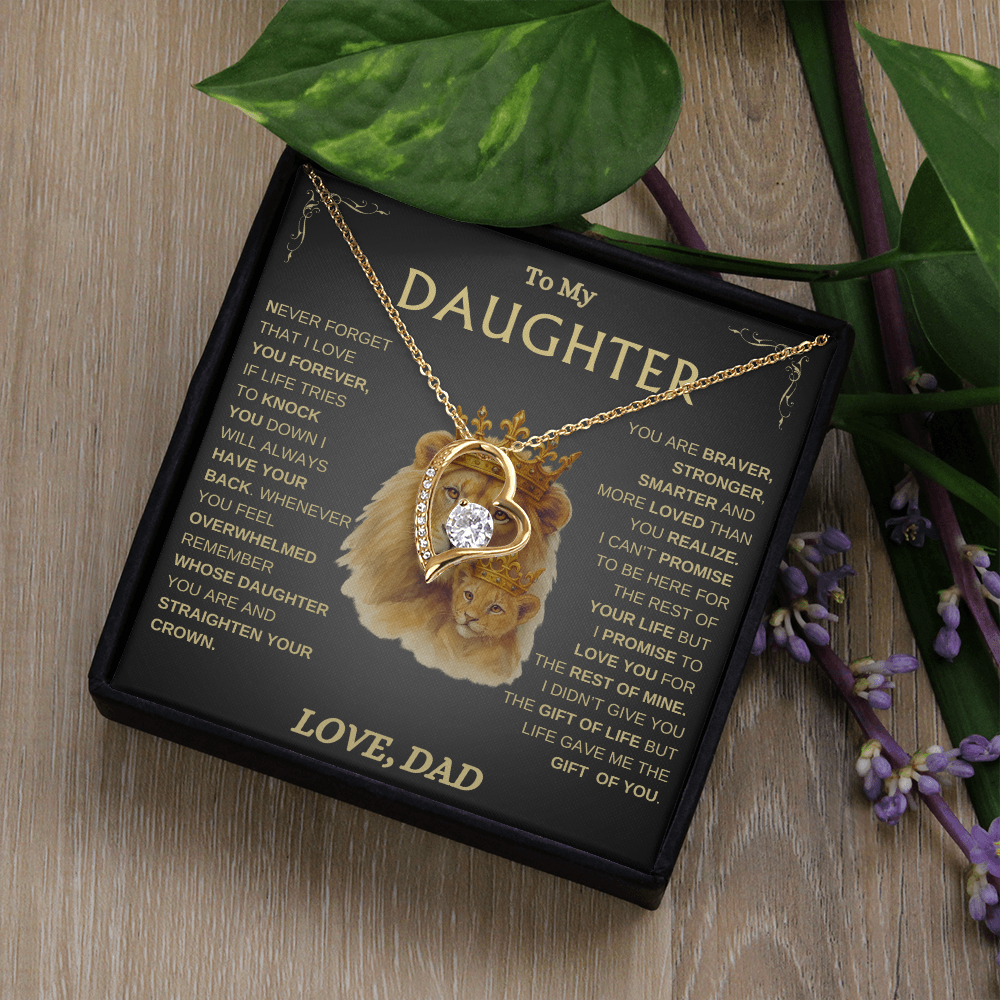 To My Daughter/ Always Have Your Back / Forever Love Necklace