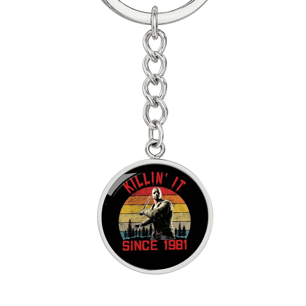 Jason / Killin' it Since 1981 / Graphic Circle Keychain