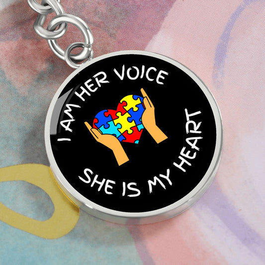 Autism / Circle Keychain