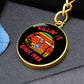 Chucky / KILLIN' IT SINCE 1988 / Circle Graphic Keychain