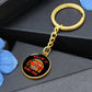 Chucky / KILLIN' IT SINCE 1988 / Circle Graphic Keychain