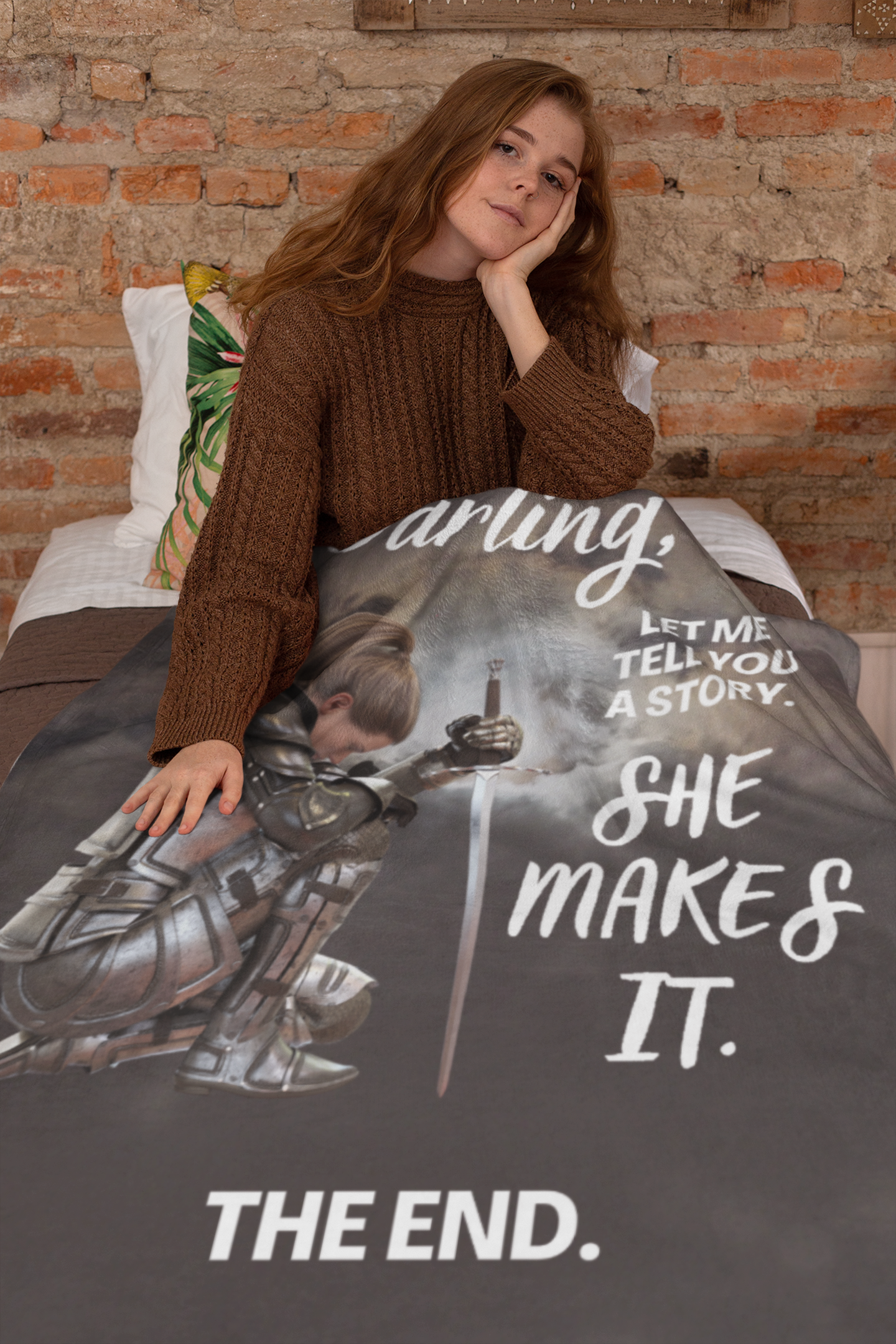 Darling "She Makes It" Arctic Fleece Blanket 50x60