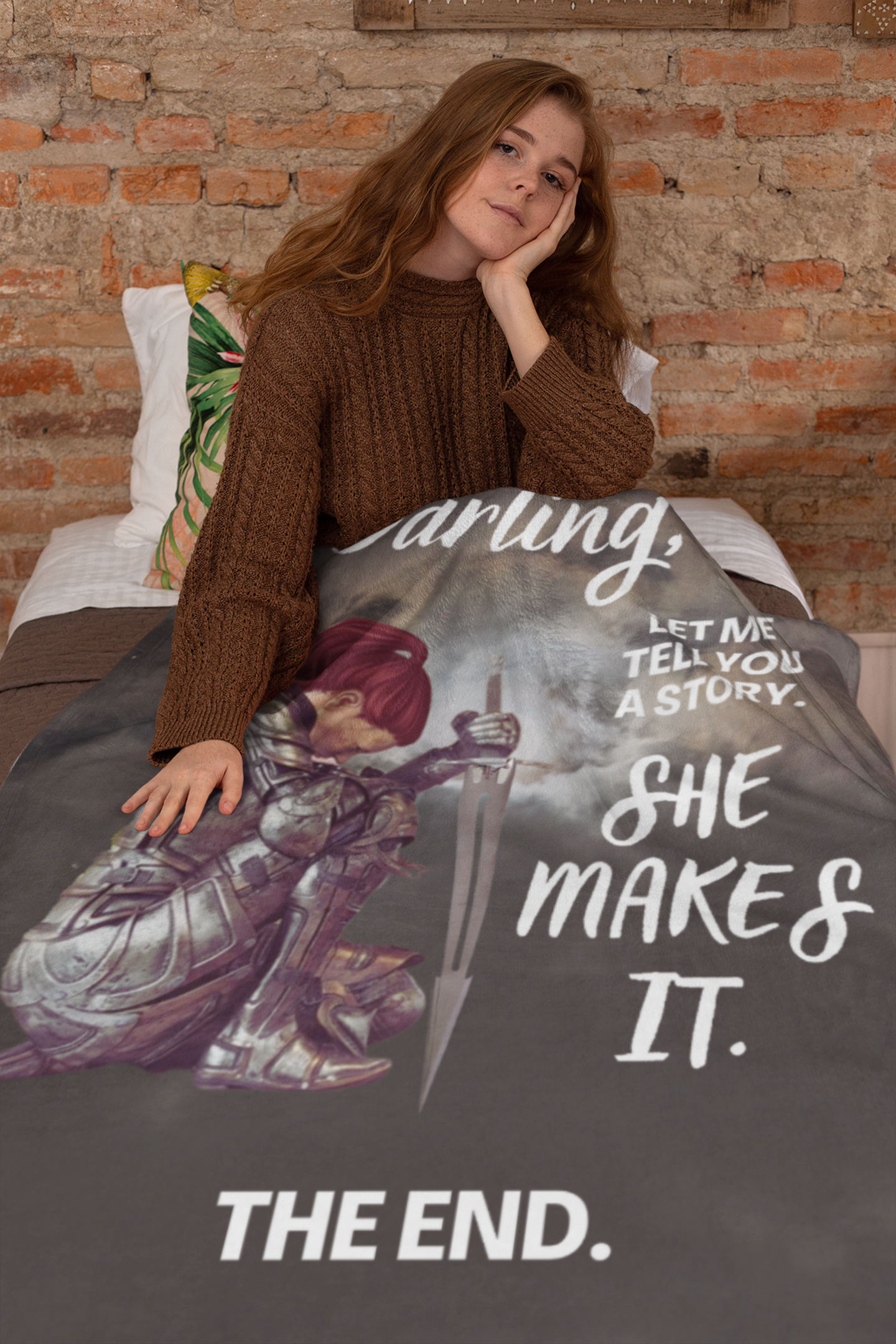 Darling "She Makes It" Arctic Fleece Blanket 50x60