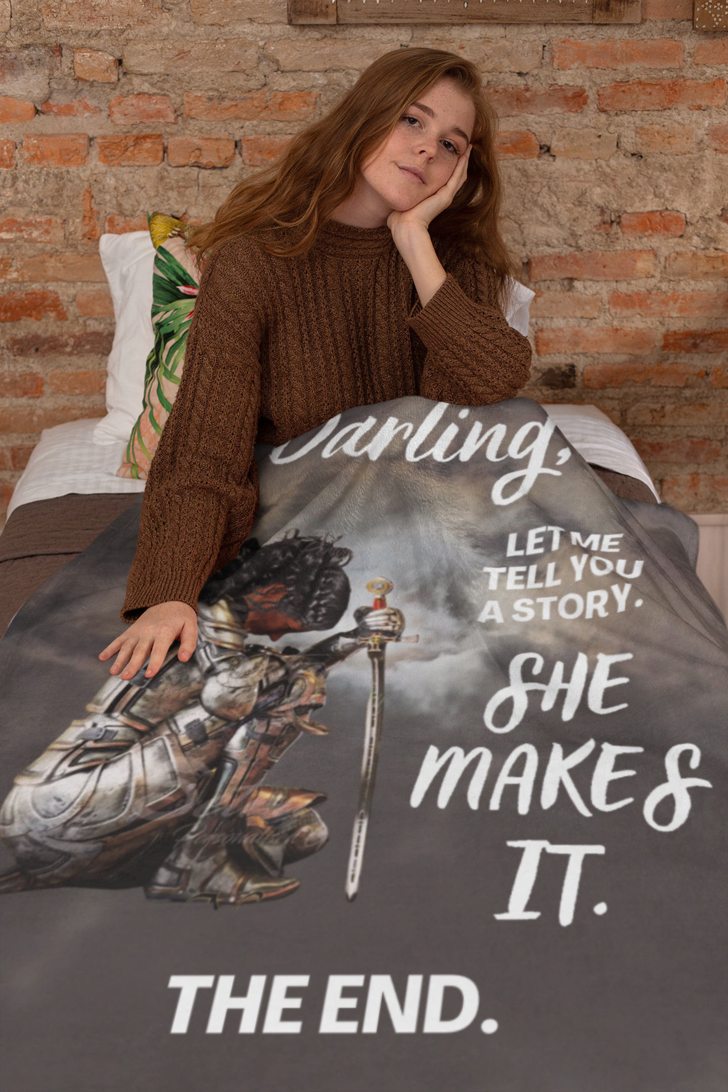 Darling "She Makes It"  Arctic Fleece Blanket 50x60