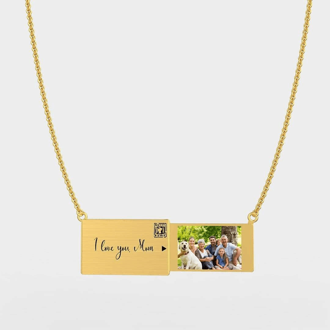 Projection Envelope Necklace