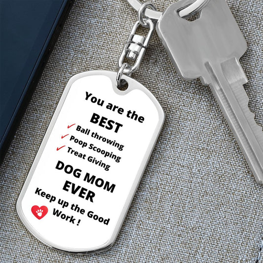 Dog Mom / Keychain