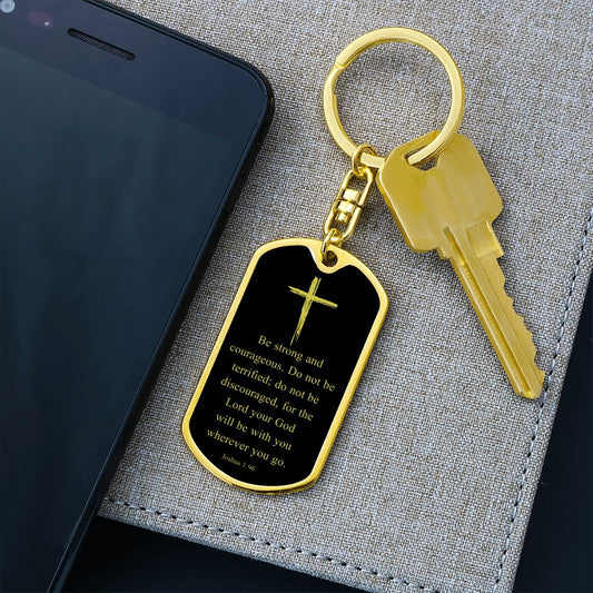 Joshua 1:9 / Keychain