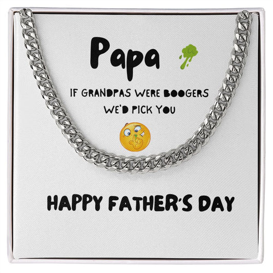 Happy Father's Day / Papa / Cuban Chain