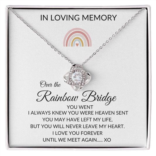 In Loving Memory / Love Knot Necklace