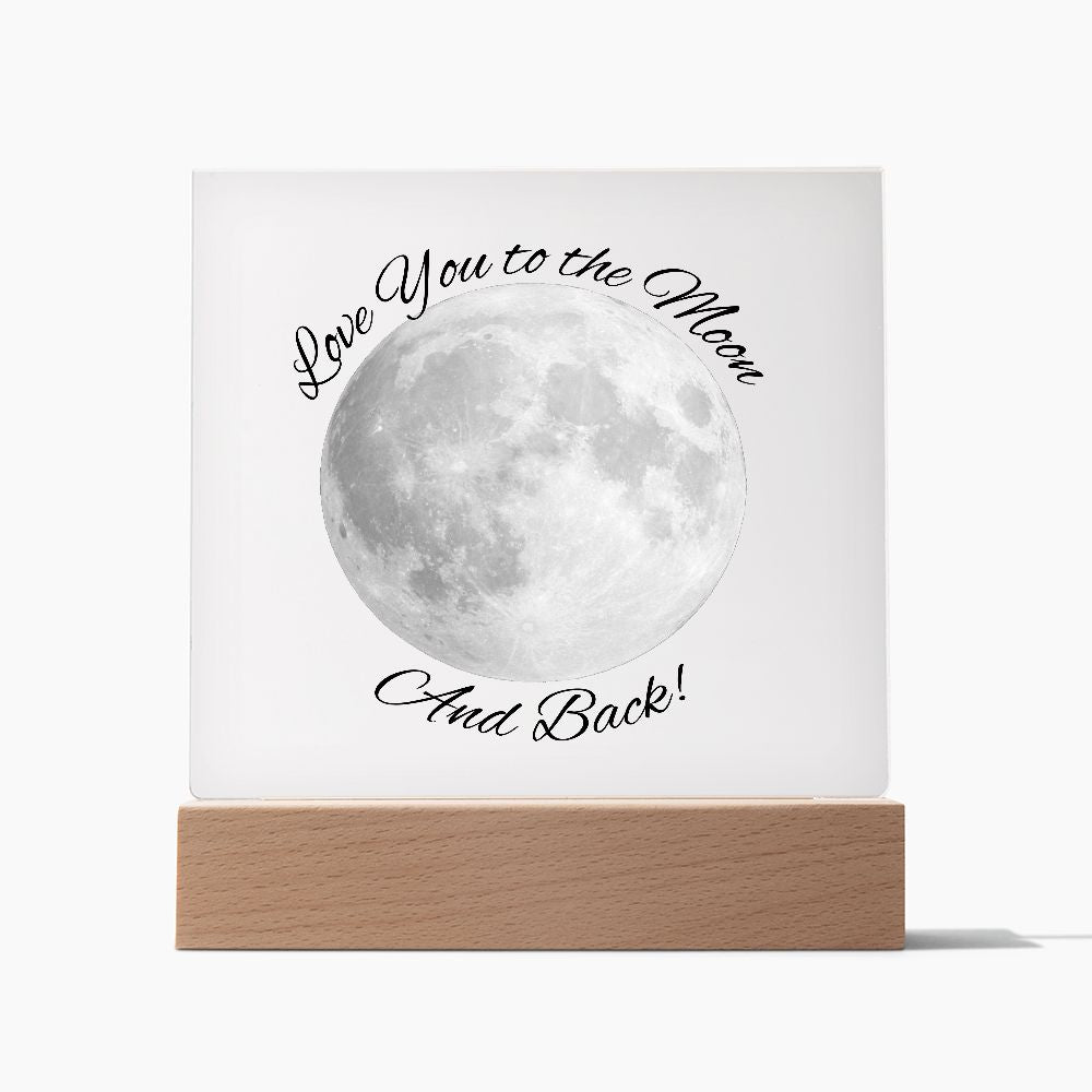 Love You to the Moon / Acrylic Square