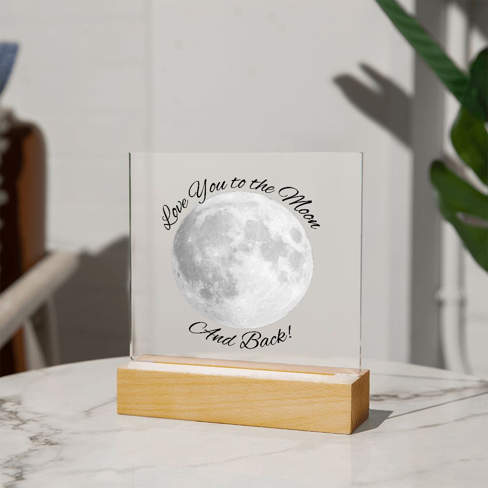 Love You to the Moon / Acrylic Square