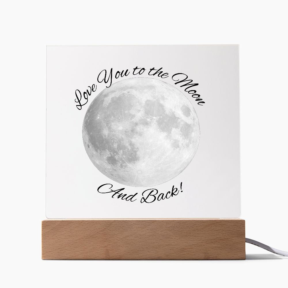 Love You to the Moon / Acrylic Square