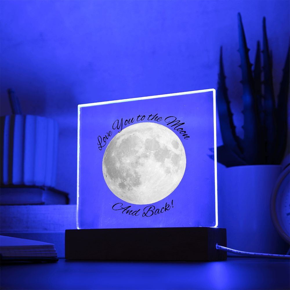 Love You to the Moon / Acrylic Square