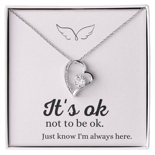 Condolence / Forever Heart Necklace