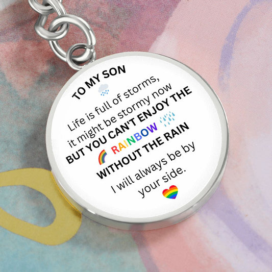 To My Son / PRIDE / Keychain
